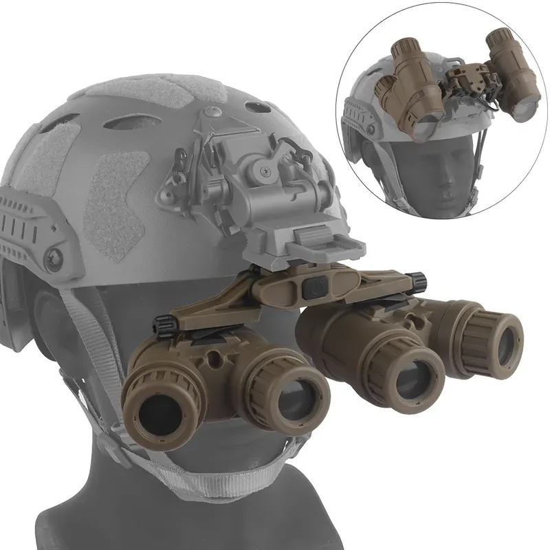 Taktische GPNVG 18 Nachtsichtbrille Flipable Dummy Modell NVG Mount FAST Airsoft Helm Fernglas Dekoration Cosplay Requisiten