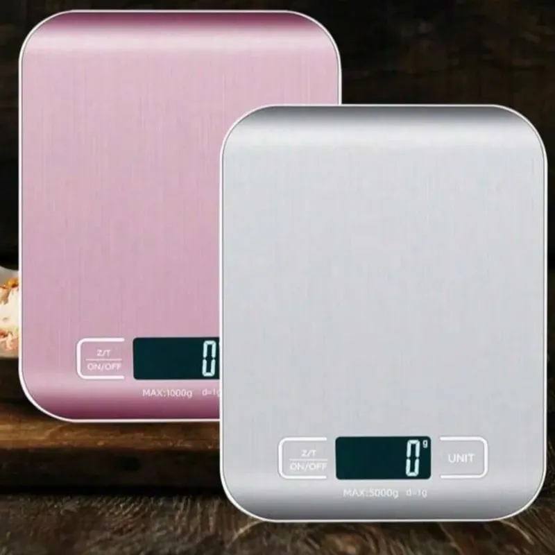 10 kg Küchenwaage, digitale Küchenwaage mit Tara-Funktion, elektronische Kaffeebrühwaage, LCD-Display aus Edelstahl