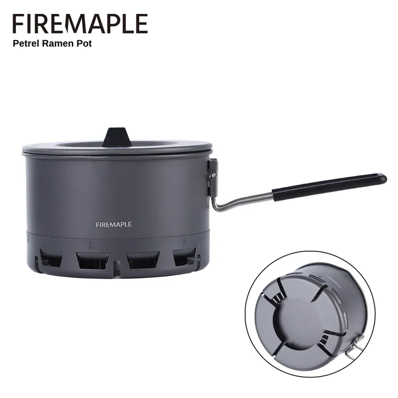 Fire-Maple Petrel Ramen Pot, ultraleichter Wärmetauscher, leichter tragbarer Topf für Wandern, Reisen, Camping, Rucksackreisen