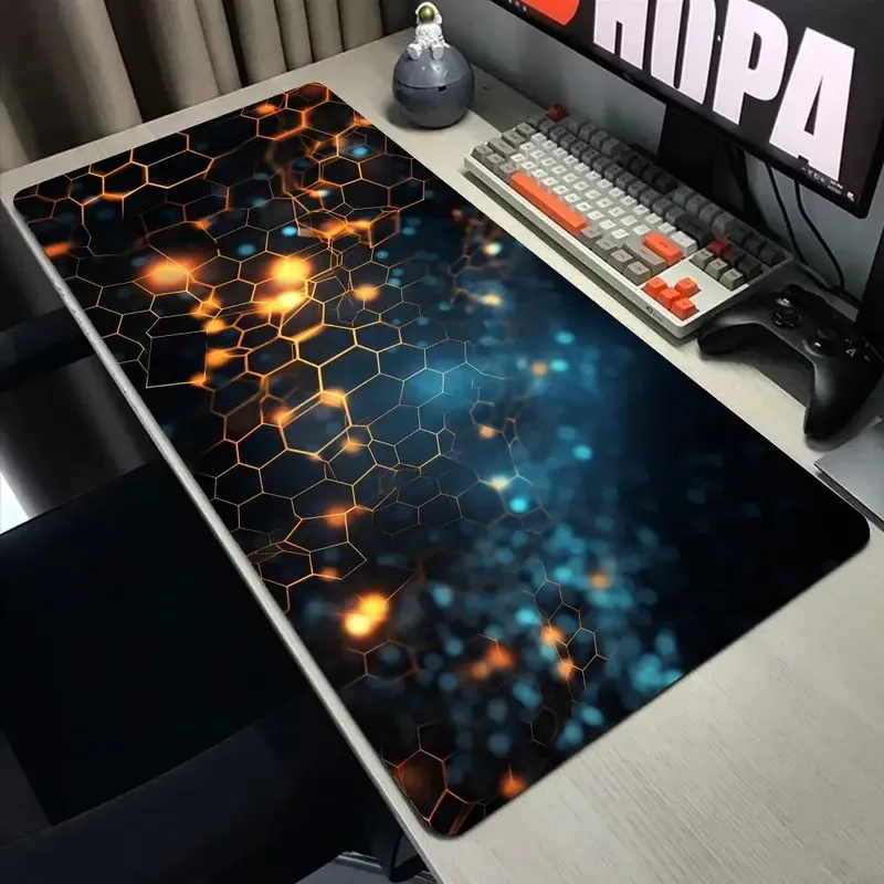 Polygons Mouse Pad Large Computer Office Game Table Mats XXL Rubber Anti-slip Gaming Keyboard Mousepads Long Desk Pads