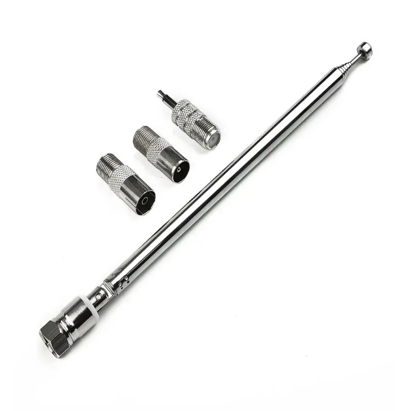 Teleskop DAB FM Radio Antenne Adapter HiFi AV Empfänger Mini System Antenne Antenne Länge F-männlich Stecker Radio Zubehör