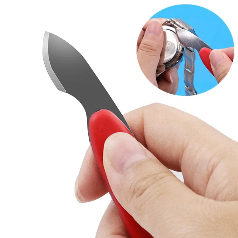Kunststoff Metall Uhrengehäuse Öffner Uhr Zurück Abdeckung Entferner Hebeln Messer für Öffnung Teile Ändern Professionelle Uhrmacher Reparatur Werkzeug