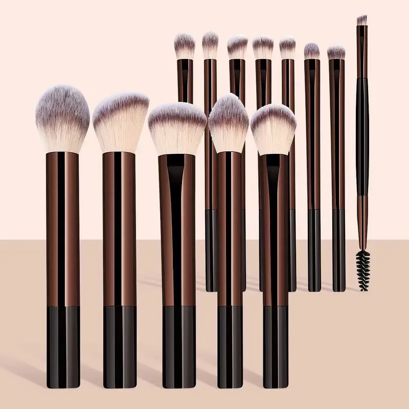 13PCS Make-Up Pinsel Set Foundation Concealer Pulver Lidschatten Rouge Pinsel Kabuki Blending Kosmetische Schönheit Werkzeug für Gesicht