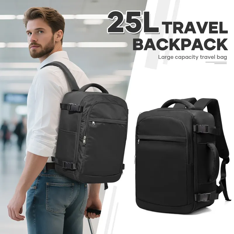 Under Seat Reiserucksack Ryanair 40x20x25 Flugzeug-Reiserucksack Praktischer Outdoor-Herren-Laptop-Rucksack Outdoor-Handgepäcktasche