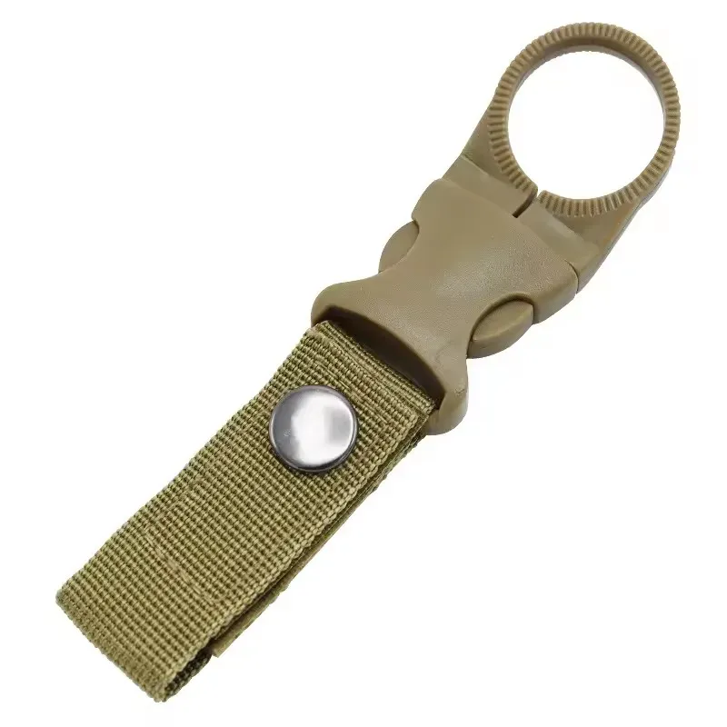 Wasserflaschenhalter-Clip aus Nylon, robust, langlebig, leicht, zum Wandern, Klettern, Camping, Outdoor, EDC, Rucksack, Gürtel, Gurtband, Schnalle, Haken