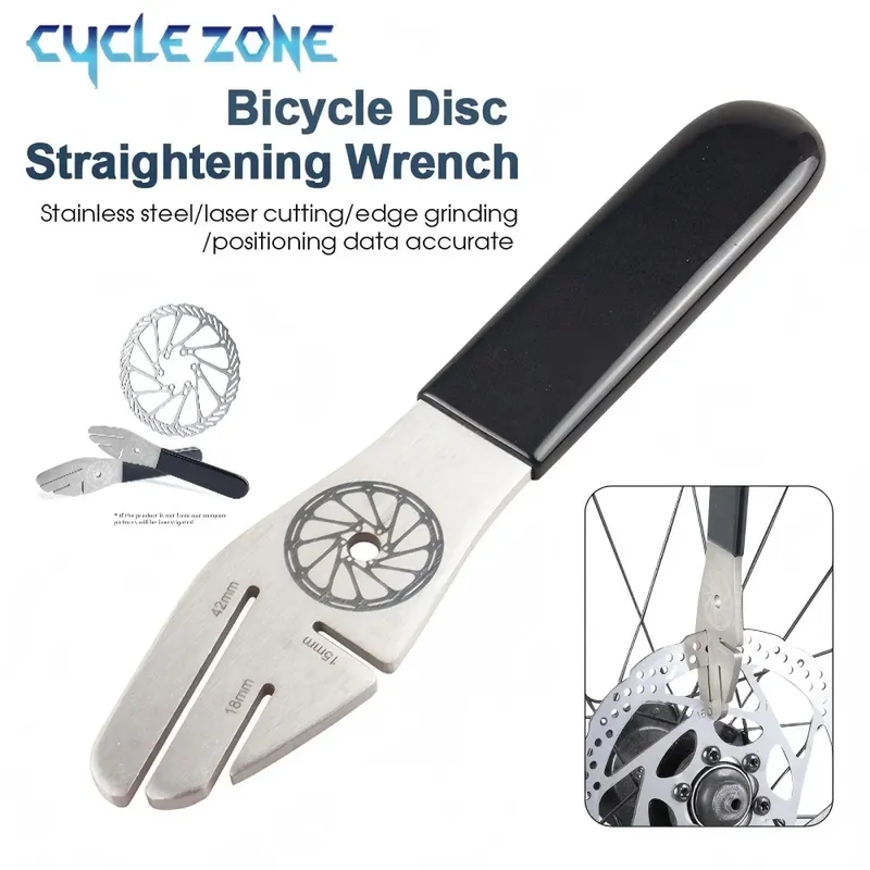 Fahrrad Werkzeug Disc Bremse Korrektur Schlüssel Mountain Road Fahrrad Bremsscheibe Ausrichtung Abrichten Werkzeug Radfahren Einstellung Reparatur Werkzeuge
