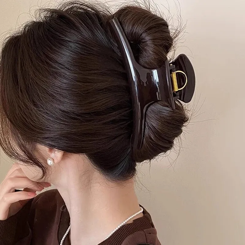 Elegante, solide 5,91 Zoll große Haarklammer für Damen, Haarschmuck für langes, dickes Haar, Haarband, Haarklammer, Haarspange, Haar-Accessoires