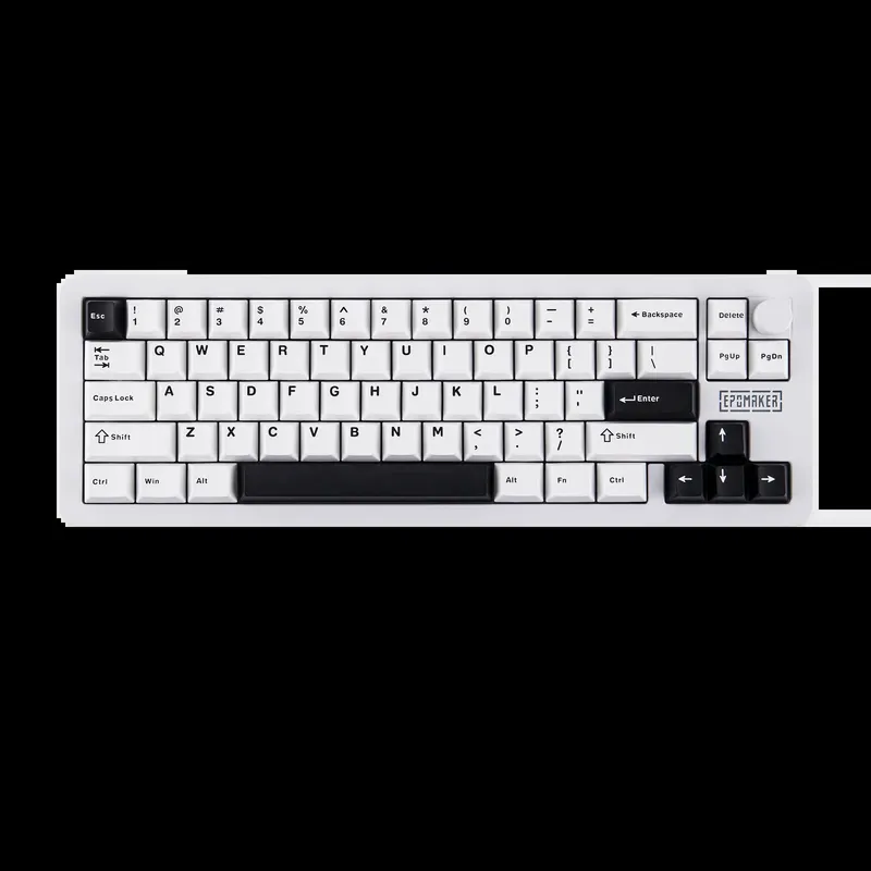 EPOMAKER Galaxy68 QMK/VIA 65 % ANSI US-Layout Hot-Swap-Dichtung verkabelt/BT/2,4 GHz kabellose mechanische Tastatur aus Aluminiumlegierung RGB