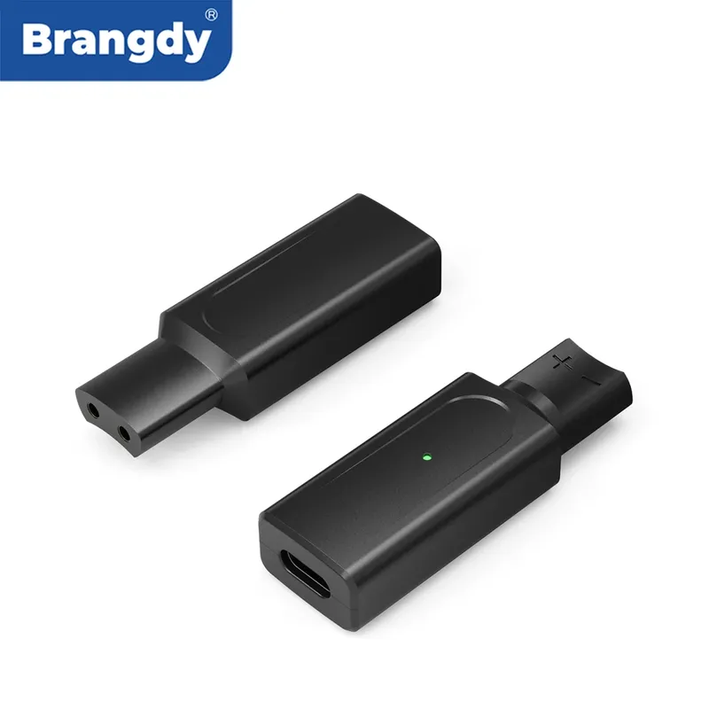 Brangdy 12 V Typ-C-Rasieradapter, Ladekonverter, kompatibel mit Braun Series 3 5 7 9 elektrischen Bartschneider mit Anzeige