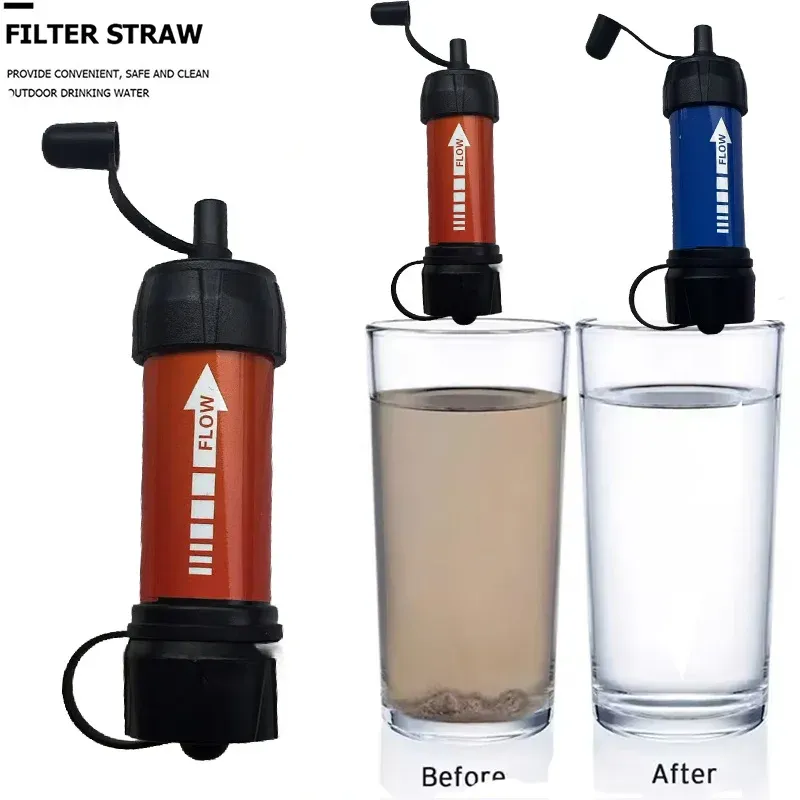 Camping & Survival Notfall Outdoor Tragbarer Wasserfilter für Wandern – Notfall & Katastrophe reinigt Wasserquelle unterwegs
