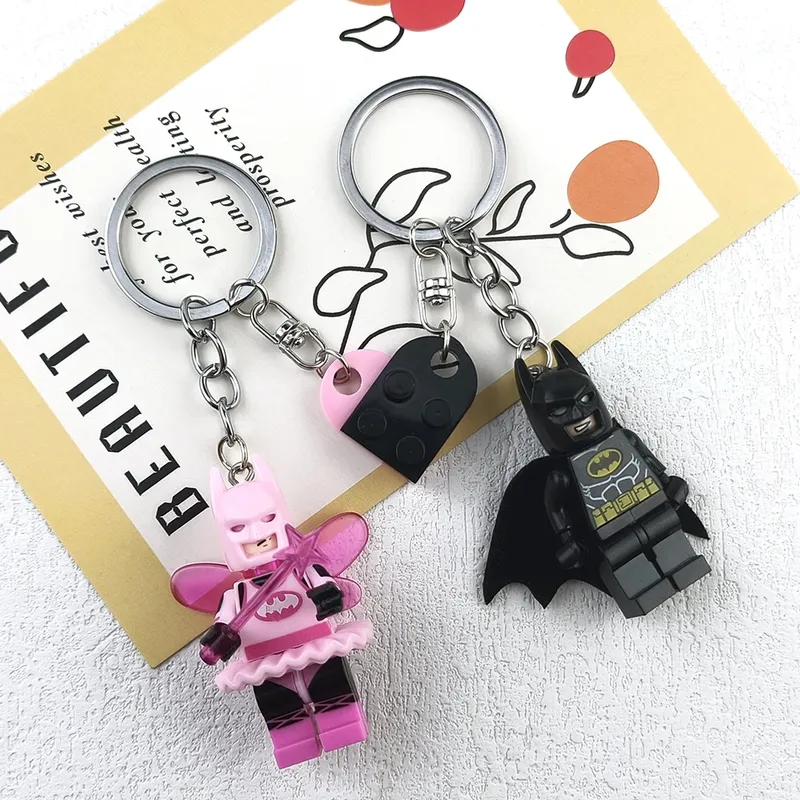 2 Stück schöne handgemachte 3D Fledermaus Paar Schlüsselanhänger Fee Figur Anhänger Telefon Schlüsselanhänger Rucksack Zubehör Geschenke für Ihn Y2K Schmuck