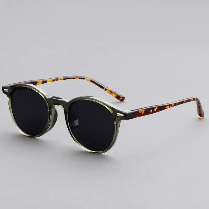 Vintage Runde Sonnenbrille für Damen und Herren, kreisförmige Sonnenbrille, ovale Sonnenbrille für Damen und Herren