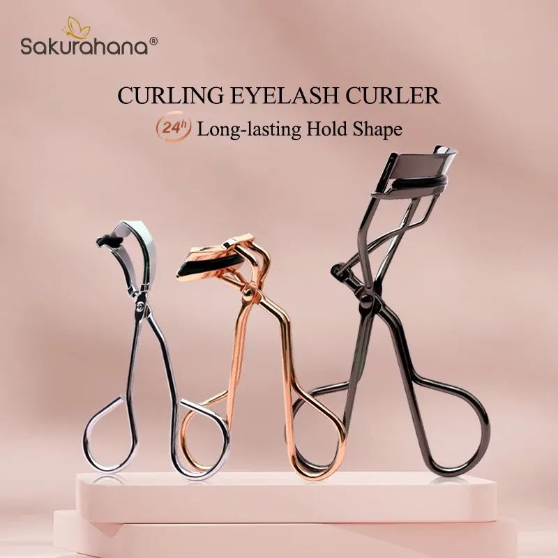 SAKURAHANA Wimpern Curler Lift Clip Curling Applikator Pinzette Hilfs Werkzeug Carbon Stahl Clis Curler Für Make-Up-Tool