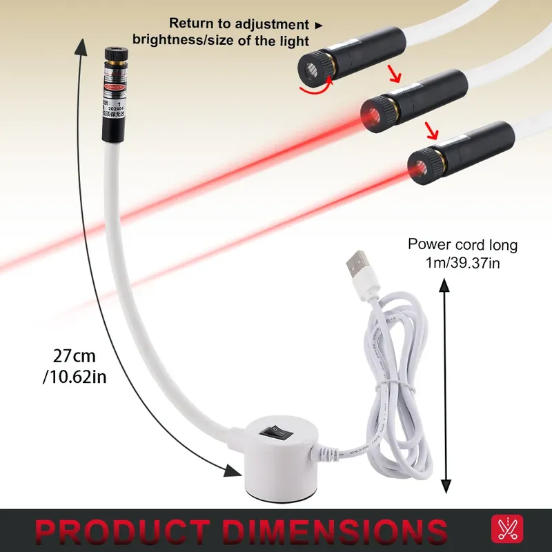 USB-Positionierungslicht Infrarot-Laser Dual-Purpose Single/Cross-Line Arbeitslicht Kleidungsstück Fabrik Schneiden Bett Nähbrett Schneiden