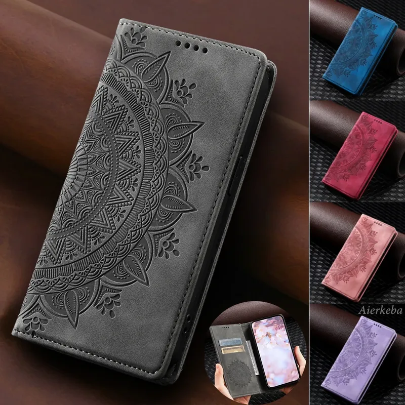 Magnetische Flip-Lederhülle für Samsung Galaxy A17 A37 A57 A07 A16 A26 A36 A56 A05S A06 A15 A35 A55 A25 A14 A34 A54 Brieftaschen-Cover