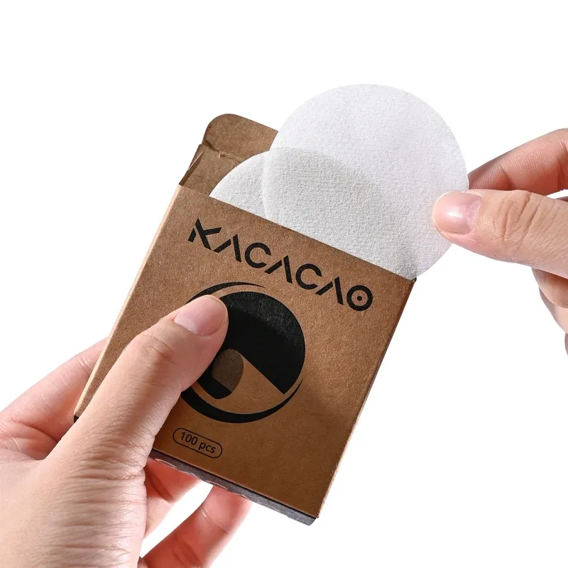 KACACAO Kaffeefilterpapier Espressopapierfilter 51/53/58 mm 100 Stück Puck-Bildschirm für Delonghi Breville Siebträger Werkzeugmaschinen