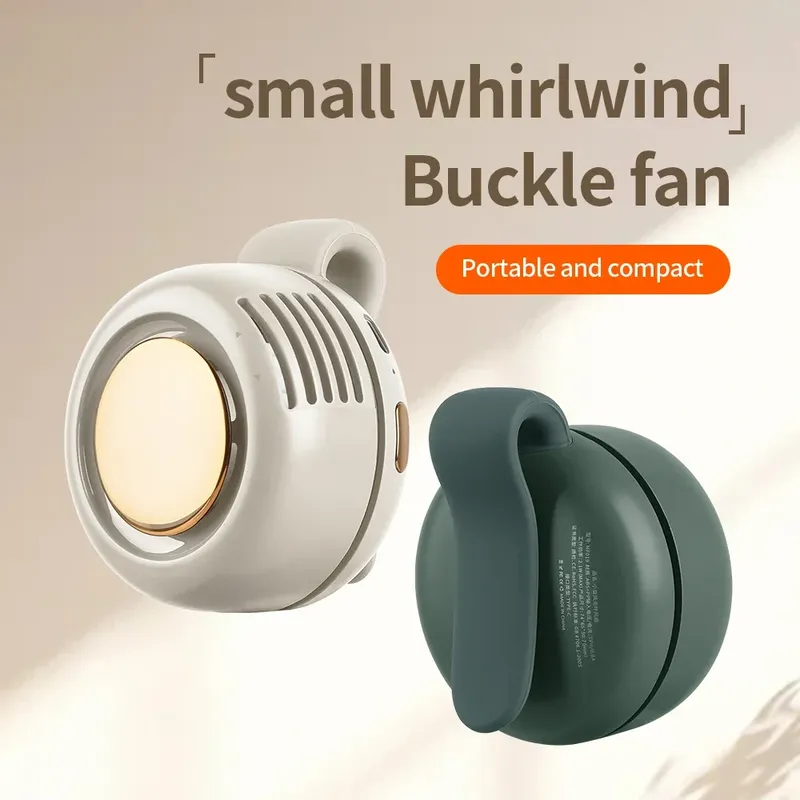 Mini kleiner Clip-Ventilator, tragbar, leise, Mini-elektrischer Ventilator ohne Flügel, 3 Geschwindigkeiten, Clip-on-Ladeventilatoren für Hemd, Wirbelwind, Taillenklammern