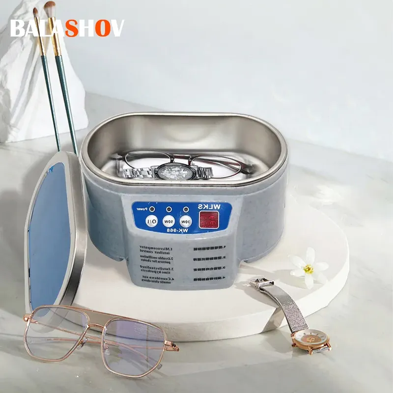30/50 W Ultraschallreiniger Sonicator Bad 40 kHz Entgasung für Uhren Kontaktlinsen Brille Prothese Zähne Elektrisches Bad für Schmuck EU