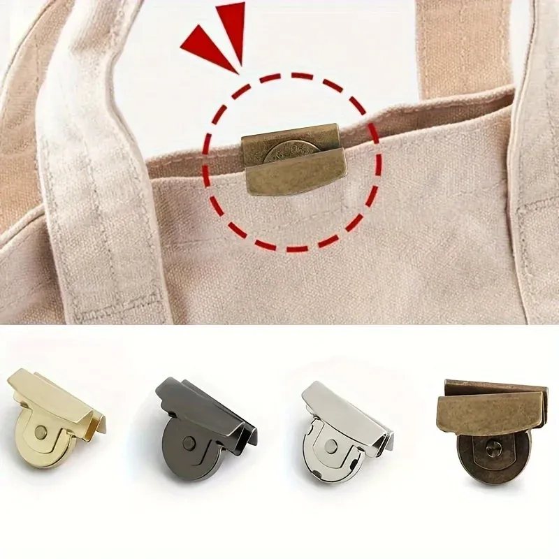 8-teiliges Zubehör mit Taschenverschluss, Magnetschnalle, Taschenverschluss, versteckter Knopf, nahtfreier Knopfverschluss