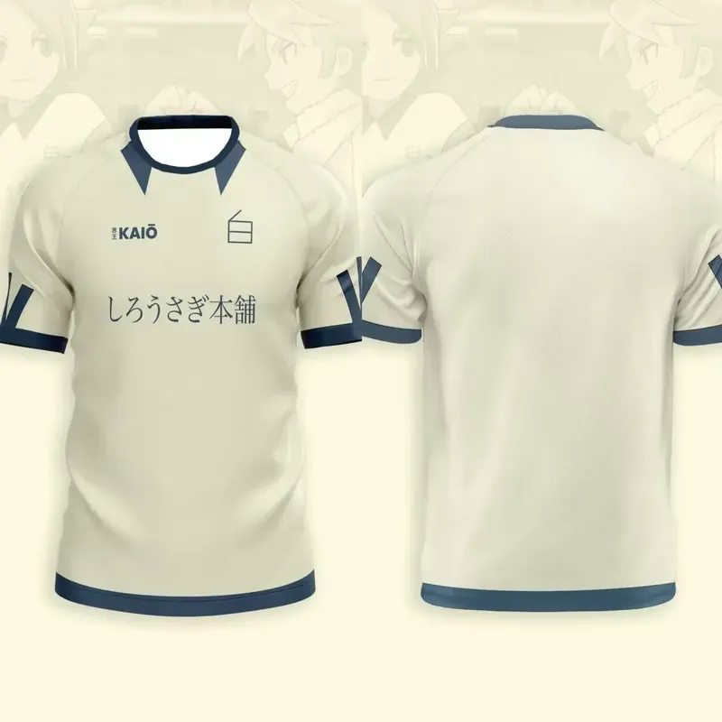 Japan Fußball Anime Jersey Inazuma Eleven Kaio Jungen Mädchen Kleidung Sport Lässig Atmungsaktiv Schnelltrocknend Übergroßes Alltagstraining