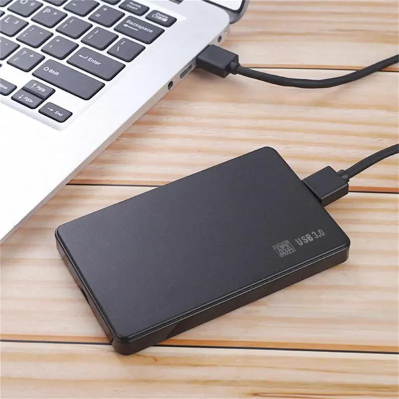 USB 3.0 HDD-Gehäuse 2,5 Zoll SATA HDD SSD Externes Festplattengehäuse 5 Gbit/s Hochgeschwindigkeits-externe Festplatte Festplattenbox für PC Laptop PS5