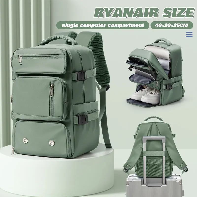 Ryanair Rucksack 40x20x25 Handgepäck Laptoptasche Anti-Diebstahl Herren Damen Tasche für Sport Trekking Reiserucksack Kabinentasche