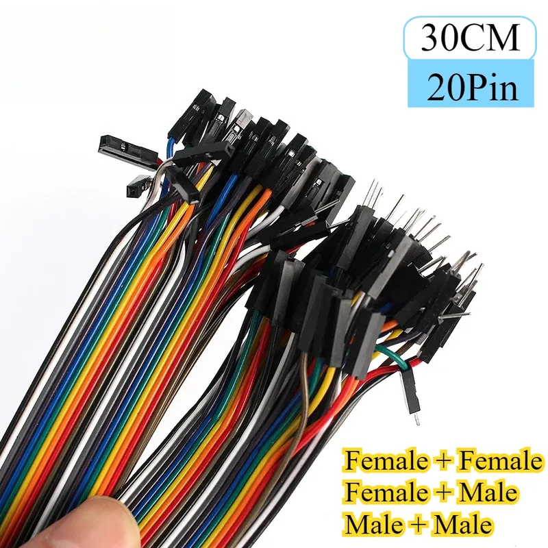 20Pin 30cm Jumper Wire Dupont Line Stecker auf Stecker/Buchse auf Stecker/Buchse auf Buchse Dupont Kabel sortiertes Kit für Arduino