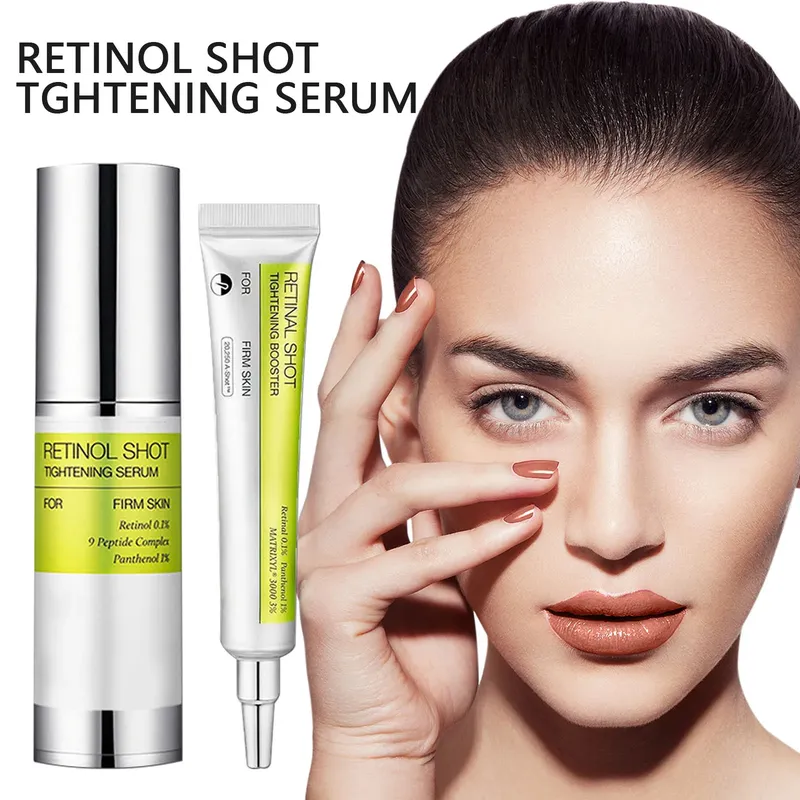 Koreanisches Retinol-Straffendes Gesichtsserum, Faltenglättende Augencreme, Feuchtigkeitsspendend, Entfernt Augenringe, Hautpflege