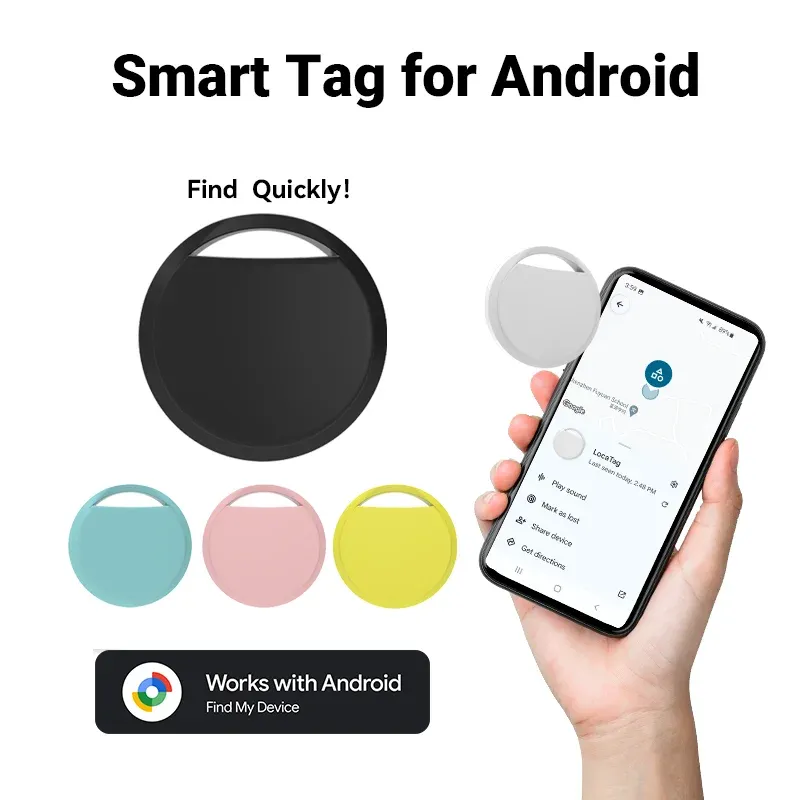 1/4PCS Bluetooth GPS Tracker Arbeit Mit Android Google's Find Hub App Schlüssel Finder Pet Locator Smart Tag für Xiaomi Samsung Telefone