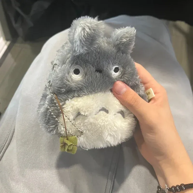 12 cm Cartoon Totoro Plüsch Geldbörse Kawaii Japanisches Spielzeug Totoros Puppe Niedliche Filmfigur Kinder Geburtstagsgeschenk