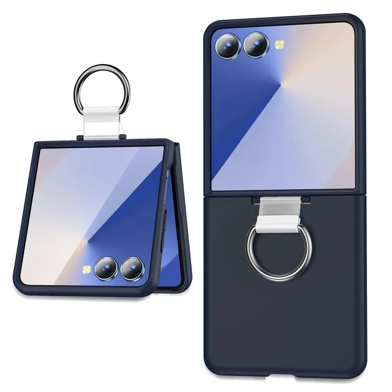 Stoßfeste Rüstung mit Ringhalter Handyhülle für Galaxy Z Flip 7 6 5 4 3 für Samsung Z Flip7 ZFlip7 Flip6 5G Hard PC Back Cover