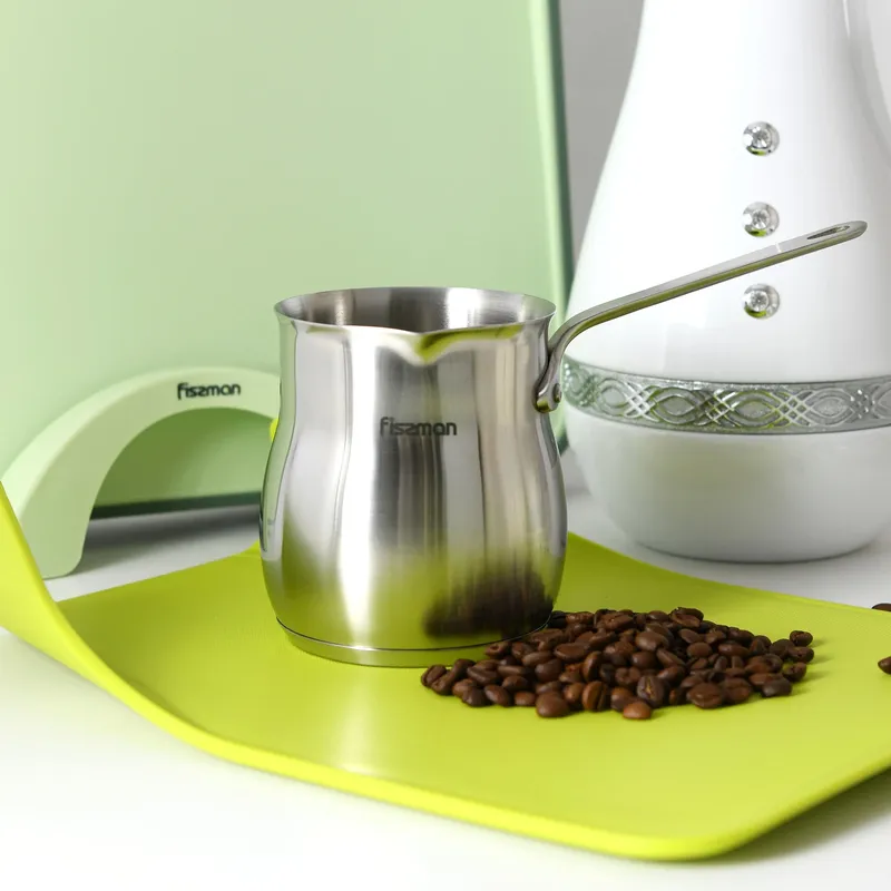 Türkische Kaffeekanne mit Induktionsboden, Küchenwerkzeug aus Edelstahl, Milchkaffeemaschine