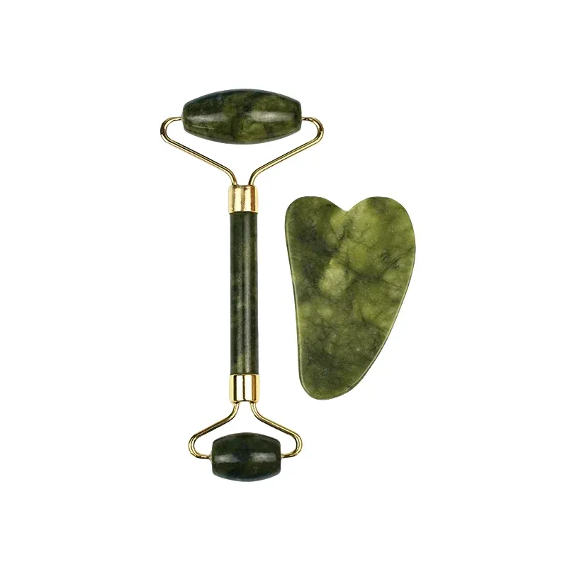 Jade Scraping Gesichtsmassage Beauty Tool Natürliche Jade Scraping Board Roller Massagegerät Law Tattoo Eye Beauty Bar