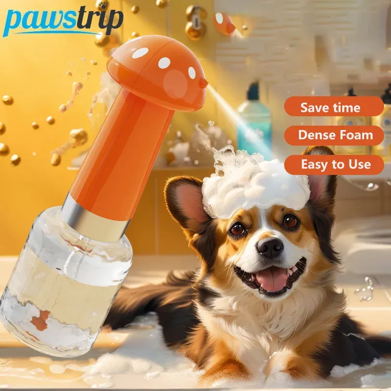Pet Bubbler USB Lade Pet Dusche Schäumen Maschine Automatische Seife Spender automatische Pet Waschen Bubbler Hund Zubehör