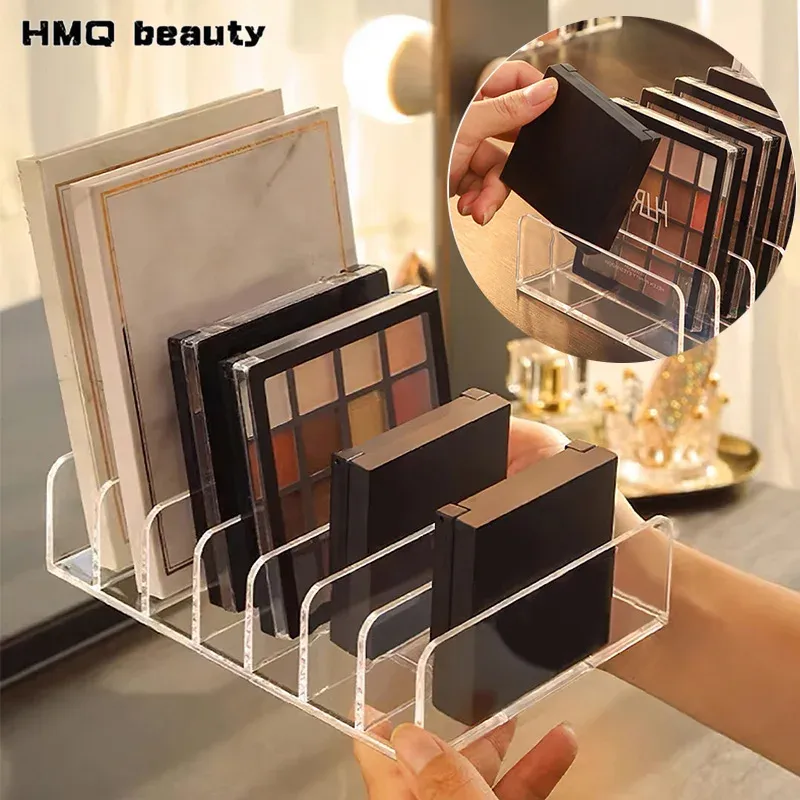 Make-up-Organizer mit 7 Fächern, Desktop-Lidschatten-Palette, Display-Box, Make-up, Rouge, Kosmetik, Regal, Make-up-Werkzeuge, Aufbewahrungshalter
