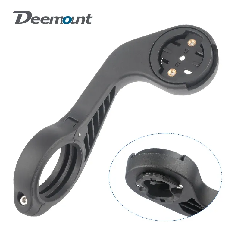 Deemount Fahrradcomputerhalterung, passend für Fahrrad, Rundrohr, Lenker, Radfahren, Geschwindigkeitsmesser-Halter, Ständer für Garmin/Bryton/XOSS/IGPS