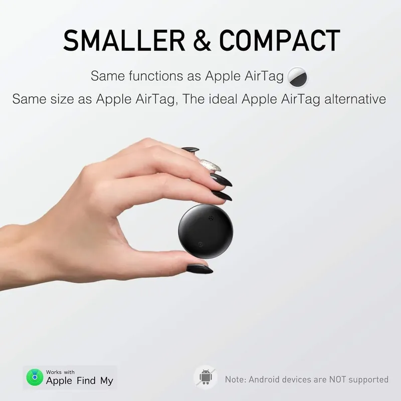 Smart Airtag Bluetooth GPS Tragbarer Tracker Funktioniert mit Apple Find My APP Air Tag Tracker Locator Haustier Kind Tasche Schlüsselfinder für IOS