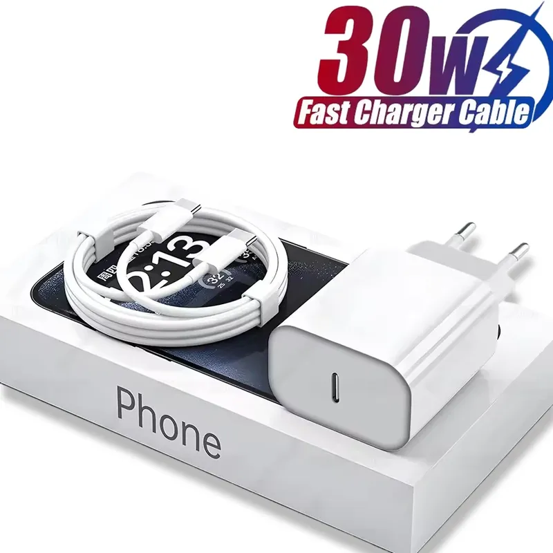 Für Original 30W Typ C Schnelle Ladegerät Für iPhone 16 15 14 13 12 11 Pro Max Plus PD Ladekabel ladegerät Telefon Zubehör