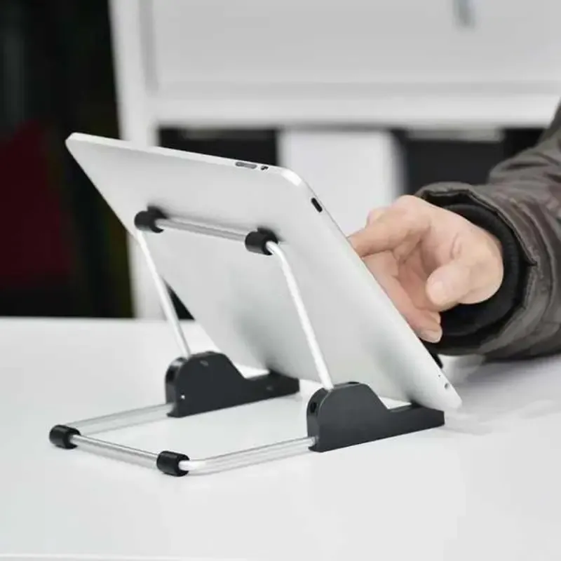 Tablet-Halter-Ständer, superleichter Universal-Ständer für Tablet-PC, faltbar, verstellbar, Aluminium-Halter, Ständer für iPad, Tablet-Unterstützung