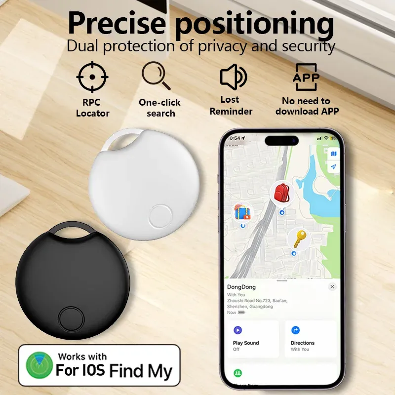 Vivilife Location Tracker Smart Tag für Apple Find My iOS Key Gepäck Artikel darüber hinaus Bluetooth Range Tracking Finder Sprachortung