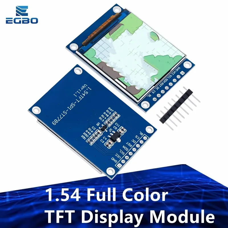 1,54 Zoll 1.54 "Vollfarb-TFT-Anzeige modul HD IPS LCD-LED-Bildschirm 240x240 SPI-Schnitts telle st7789 für Arduino