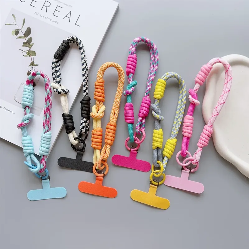 1Pc Handy Straps Hängen Schnur Handy Lanyard Kurze Handgelenk Strap Charme Anti-verloren Kette für Frauen Schlüsselbund anhänger