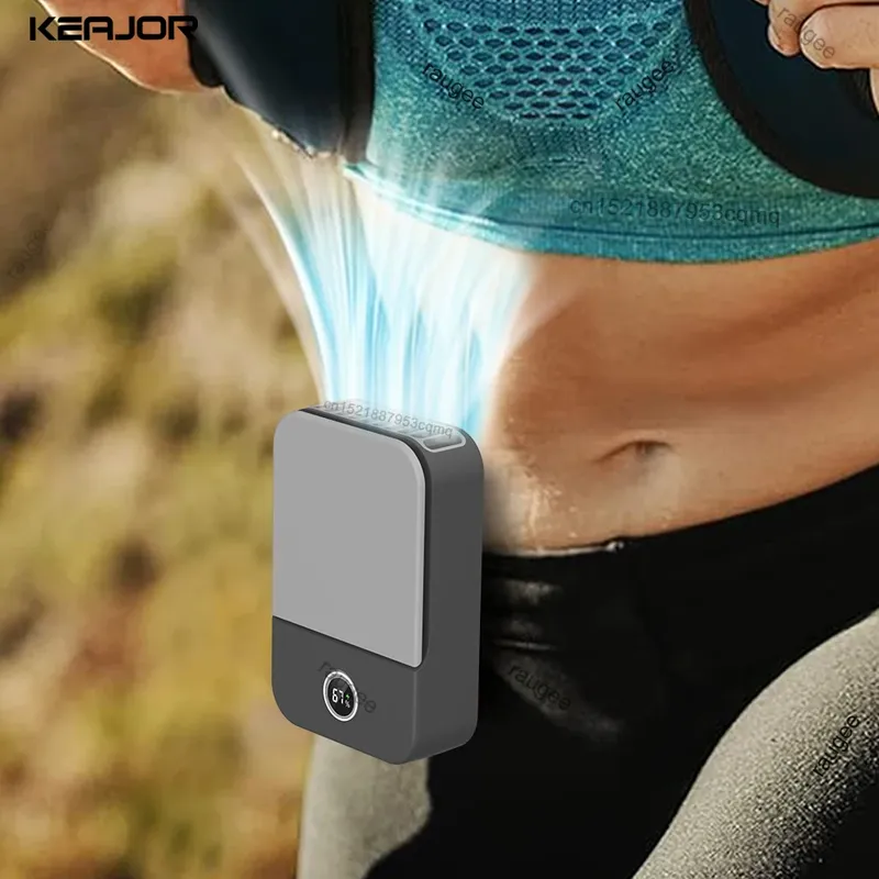 Tragbarer Taillen ventilator hängender Hals ventilator Mini USB wiederauf ladbarer tragbarer Taillen clip ventilator für Outdoor-Sportarten Arbeits reisen kleiner Ventilator