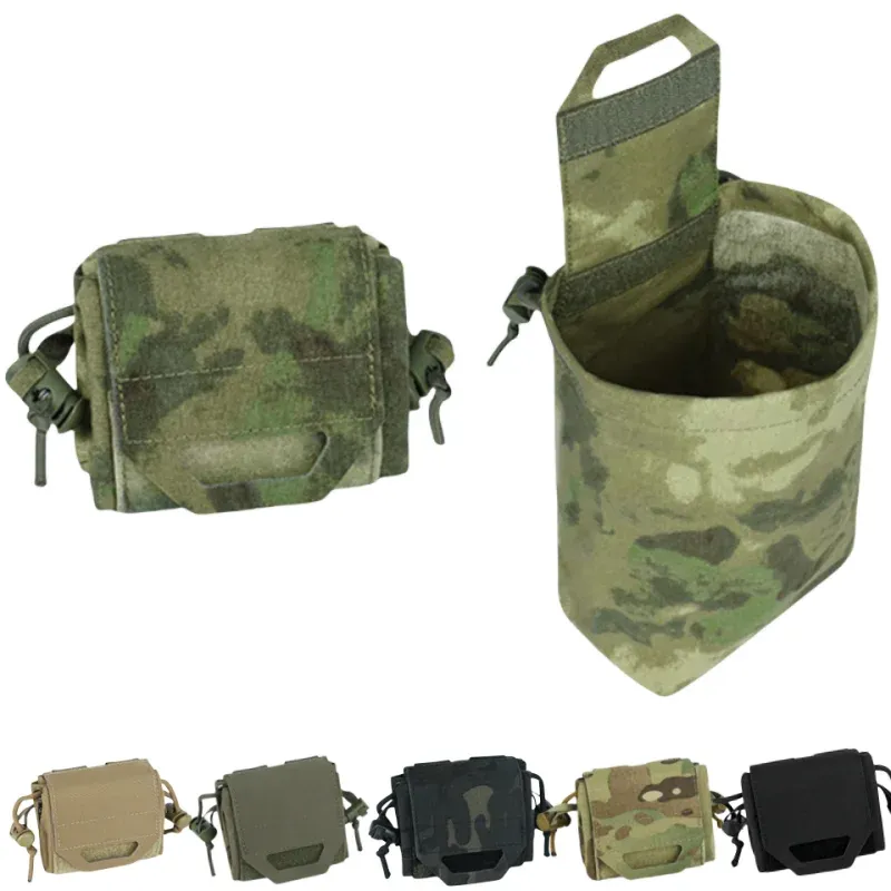 Taktische faltbare Recycling-Tasche Dump Pouch MOLLE Drop Pouch langlebige Mini Magazine Utility Pouch