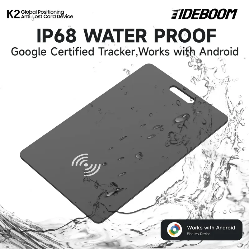 1pc Protable Wallet Tracker Card Bluetooth Tracker für Android Key Finder Pet Locator Tag Funktioniert mit Google Find My Device App