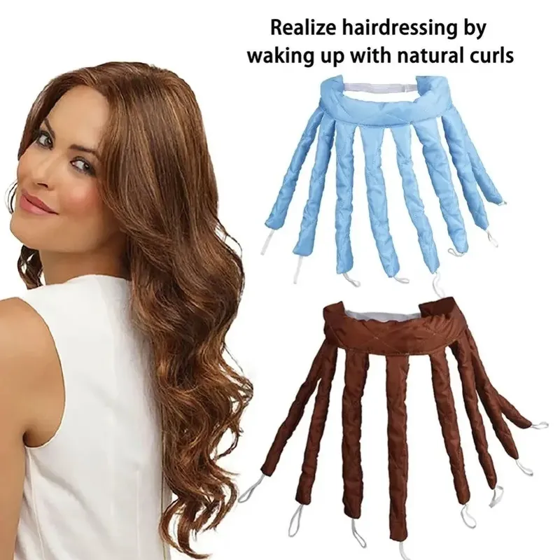 Lazy Hair Curler Lockenwickler Hitzefreier Lockenstab Stirnband Locken Seidenband Schlafen Weiche Wellenformer Keine Hitze Locken Band
