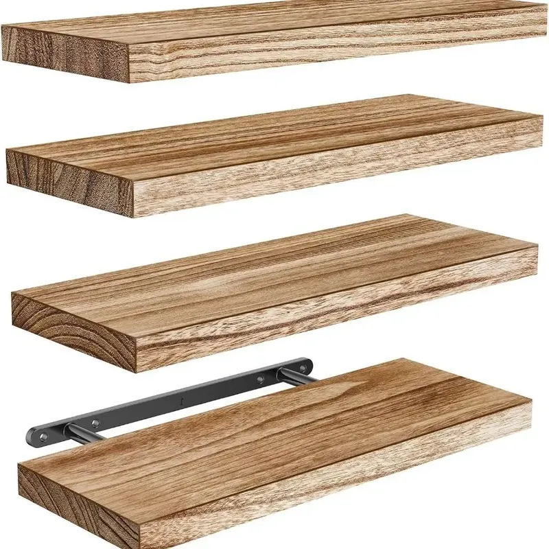 1 Stück schwebende Regale aus Holz zur Wandmontage, tiefes, dickes Badezimmerregal für Wohnzimmer, Schlafzimmer, Küche
