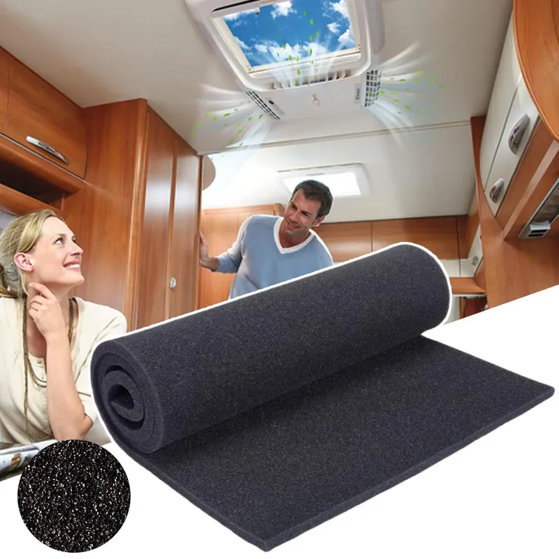 Hohe Dichte Auto Klimaanlage Aktivkohle Schaum Filter Reiniger Universal Wasser Filter Blatt Herd Haube Extractor Filter