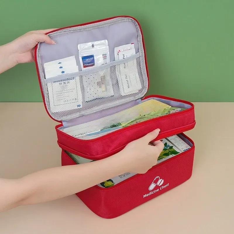 Outdoor Tragbare Medizin Lagerung Tasche Hause Erste Hilfe Tasche Medizin Box Notfall Tasche Epidemie Prävention Tasche Schule Gesundheit Tasche