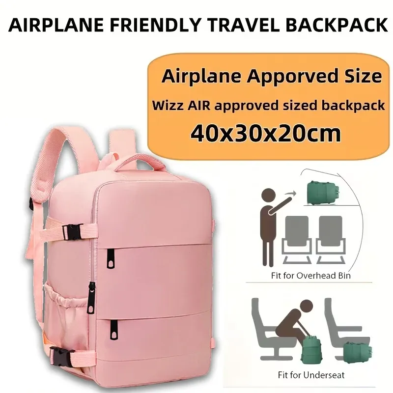Anmutiger, stilvoller, mehrfarbiger Rucksack mit verstellbaren Trägern, leicht, für den täglichen Gebrauch, lässige, funktionelle Tasche
